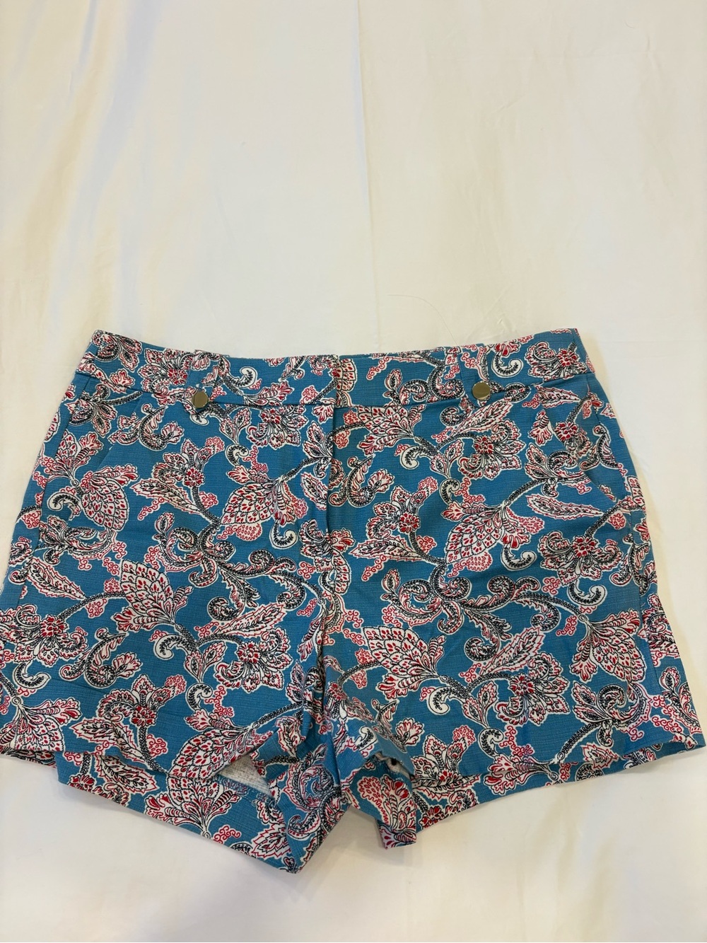 LOFT Blue Paisley Print Women’s Shorts
